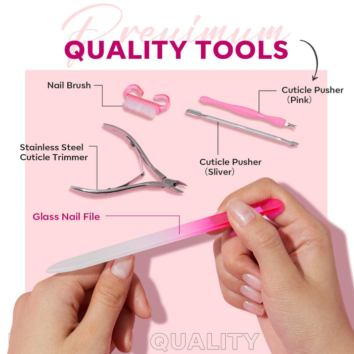 Cuticle Remover, Nail Kit Cuticle Trimmer Pusher Remover Liquid