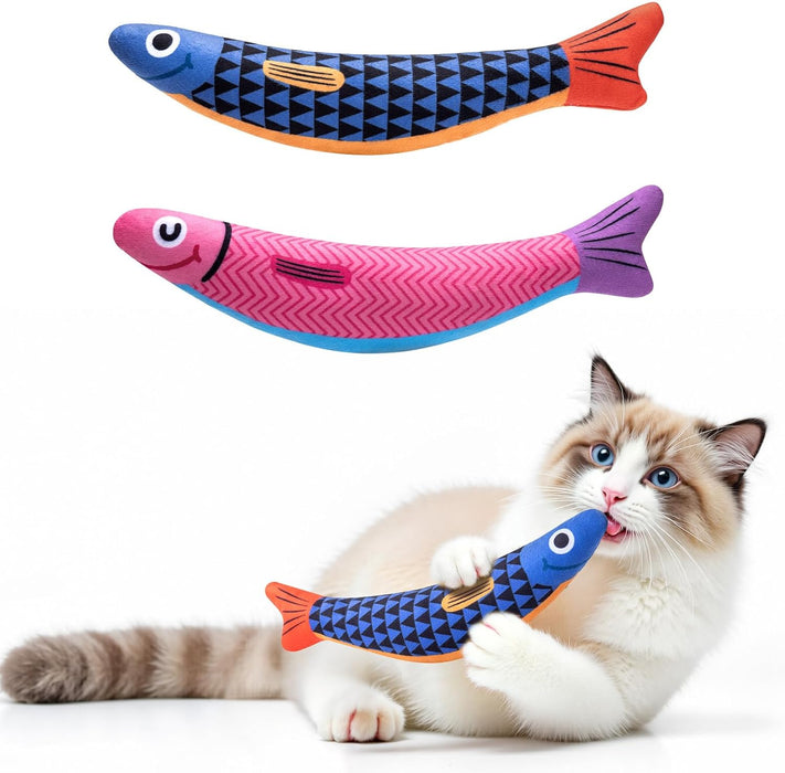 Cat Toys with [5000 mg A+Natural Catnip & Silvervine] Kicker Fun