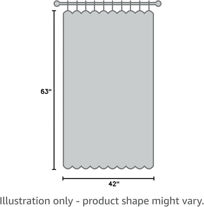 Baby Pink Blackout Curtains/42 x 63 Inch/Set of Two Panels Grommet Bedroom Curtains