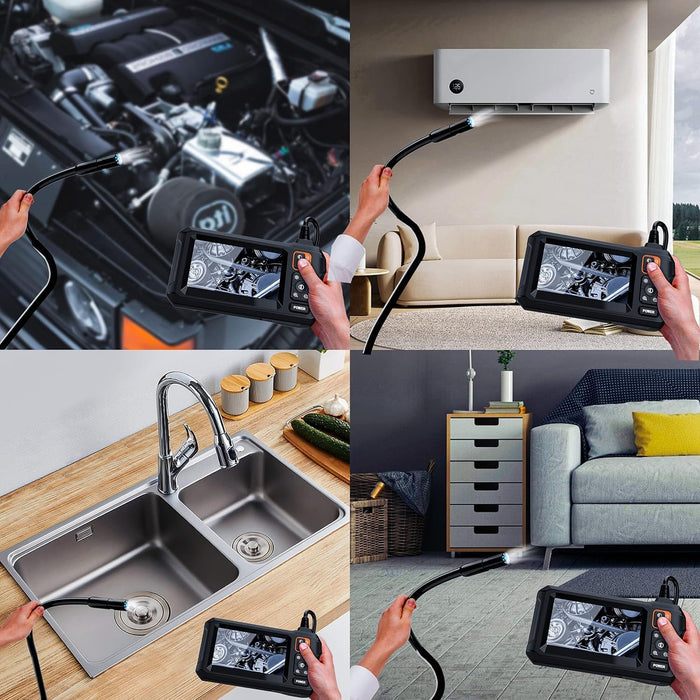Endoscope Camera with Light, 1080P HD Borescope