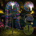 2 Pack Solar Willow Branch Garden Stake Lights 120 LEDs Multicolored