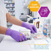 MedPride Powder-Free Nitrile Exam Gloves, Iris Blue, Medium, Box/100