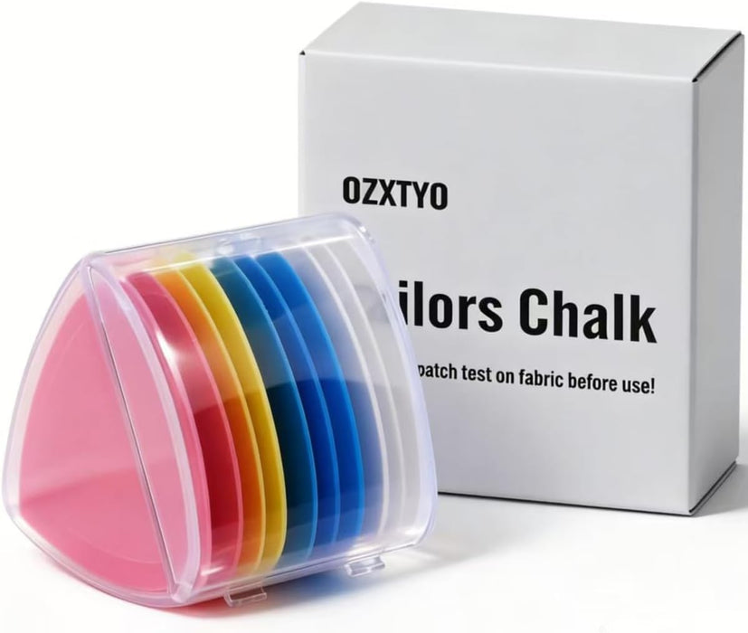 Triangle Tailors Chalk 10Pcs,Sewing Fabric Chalk