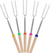 - Marshmallow Roasting Sticks, 32”, 5 Pack, Dark Brown