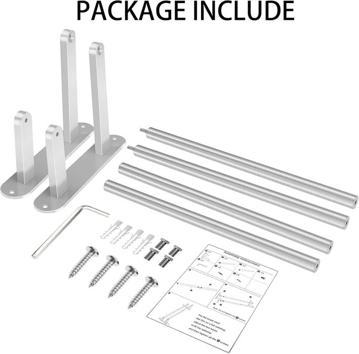 Towel Rack for Bathroom, Double Towel Bar 24Inch, Stainless Steel Bathroom Towel Holder, Double Towel Hanger Wall Mounte