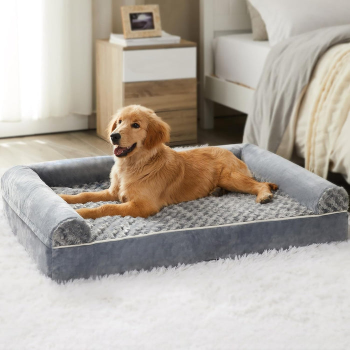 Orthopedic Washable Large Dog Bed for Senior Dog Comfy Sleep