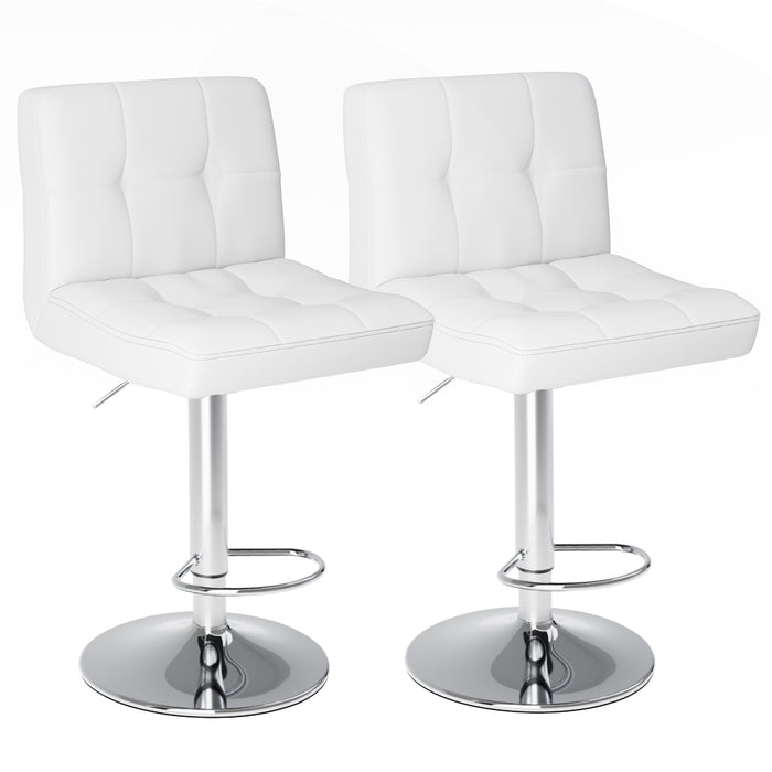 Square Cushion Bar Stool with Backrest