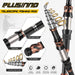 Fishing Rod and Reel Combos - Carbon Fiber Telescopic Fishing Pole - Spinning Reel 12 +1 Shielded Bearings Stainless Steel BB