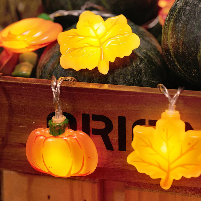 Fall Decor, Fall String Lights, 9.8FT 20LED Thanksgiving Lights