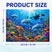 1000 Piece Puzzle for Adults - Underwater World Jigsaw Puzzles 1000 Pieces with Letters on Back, Birthday and Barious Ho