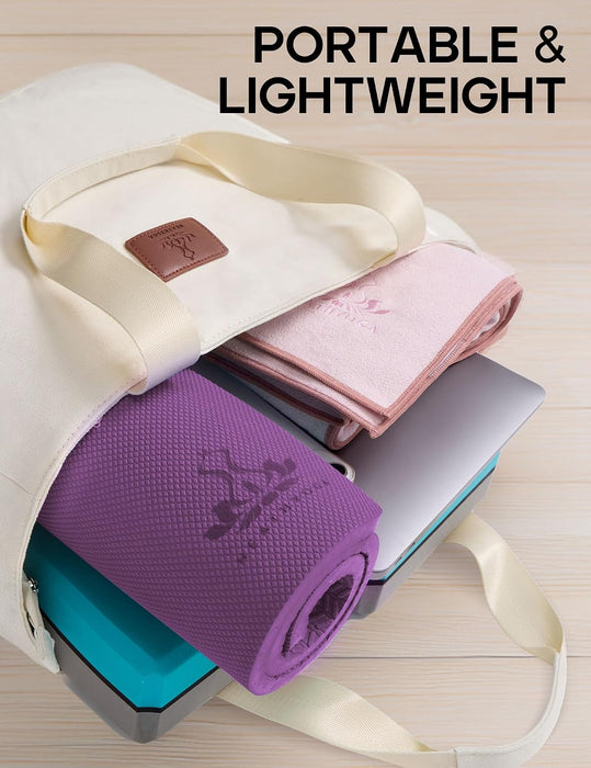 Yoga Knee Pads Cushion Non-Slip Yoga Mat Thick Yoga Accessories for Women Workout Pilates Kneeling Pads for Working out Exercise 26"x10"x0.5"