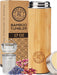 Premium Bamboo Tea Tumbler with Infuser for Loose Leaf Tea