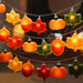 Fall Decor, Fall String Lights, 9.8FT 20LED Thanksgiving Lights