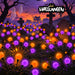 6 Pack Halloween Solar Lights Outdoor, Halloween Decorations Firefly Lights