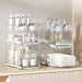 2 Sets of 3-Tier Bathroom Under Sink Organizers and Storage, Multi-Purpose Stackable Pantry Organization and Storage, Pu