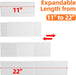 Clear Spice Drawer Organizer, 4 Tier- 2 Set (8 Packs)