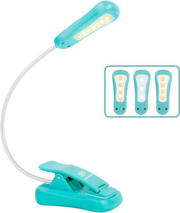 Rechargeable Book Light for Reading in Bed(Blue)