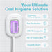 UV Toothbrush Sanitizer Cover, Rechargeable Travel Cap with Magnetic Wall Mount, Portable Cleaner for Any Size Toothbrush