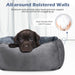 Rectangle Washable Orthopedic Dog Bed for Small, Medium and Large Dogs, Soft Calming, Sleeping Puppy Bed Durable Pet Cuddler with Anti-Slip Bottom, S (20"x19"x6")