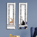 Mirrored Wall Candle Sconces Holder Set of 2, Wall Decor Living Room