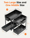 3-Pack 2-Tier Under Sink Organizers with Sliding Drawers