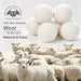 Wool Dryer Balls XL 6-Pack, 100% New Zealand Wool Handmade
