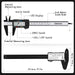 Digital Caliper,0-6 inch/150 mm,inch and Millimeter Conversion,LCD Screen