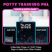 Flushable Potty Training Water Wipes, Bubble Bum, 168 Count