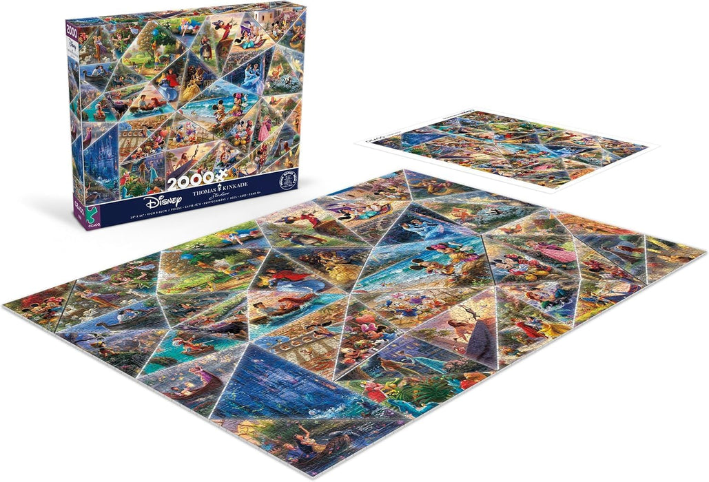 - Thomas Kinkade Disney - Collage - 2000 Piece Puzzle for Adults