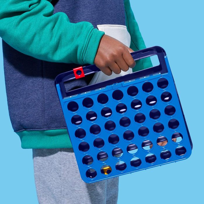 Official Hasbro Games Connect 4 Game (2025 Edition) | All-in-1 Storage, Carrying Case, Score Tracker | Ages 6+ | 2 Playe