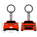 2-Sided Dodge Charger Keychain Key Ring - Automotive Car Exterior Decoration Accessory, Unique Gift for Car Enthusiasts