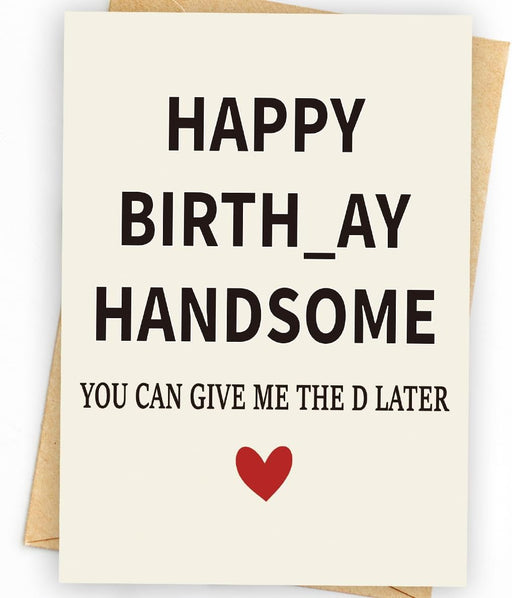 Gifts for Men Him | Funny Birthday Card & Gifts for Men Husband Boyfriend Him, Happy Bday Card