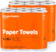 2-Ply Flex-Sheets Paper Towels, 12 Basics Rolls = 40 Regular Rolls, Everyday Value with 150 Sheets per Roll, Packaging May Vary
