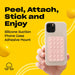 Classic - Silicone Suction Phone Case Adhesive Mount, Chalk Pink