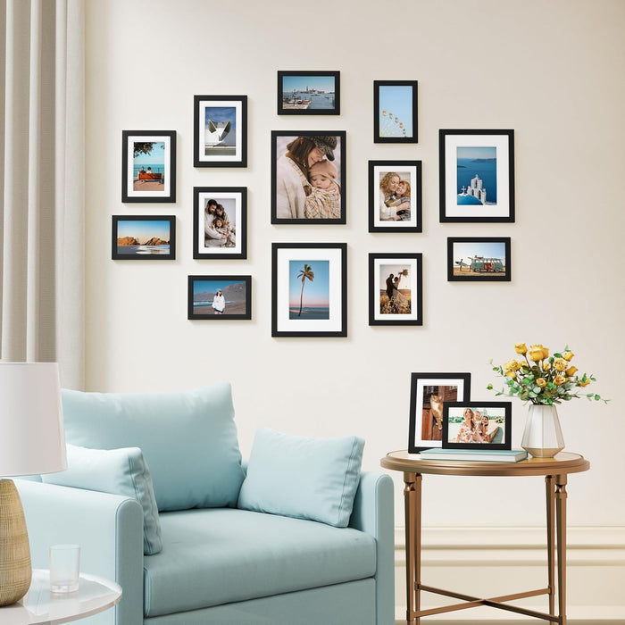 15 Pack Picture Frames Collage Wall Decor, Wall/Tabletop Display