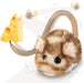 Interactive MigiMouse Cat Toy 360° Rolling & Spin with Mesh Plastic Tail for Indoor Cats Smart Motion Sensor, Realistic 