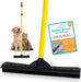 Pet Hair Removal Rubber Broom, 61" Telescopic Handle