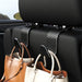 4-Pack Car Headrest Hooks Holds 55lbs Seat Storage Organizer for Bags