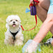 Dog Poop Bag Dispenser Holder Soft Waste Bags Roll Holders,2P Purple&Black
