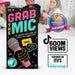 Grab The Mic - Award Winning Karaoke Party Game for Bad Singers w Foam Mic