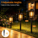 Solar Pathway Lights Outdoor 8 Pack, Bright Solar Garden Lights
