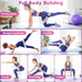 Resistance Bands for Working Out: 3-Set Professional Exercise Bands for Pilates, Yoga, Home Gym, Booty, Leg Training | H
