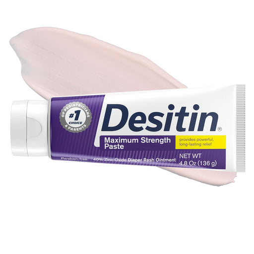 Maximum Strength Diaper Rash Paste, 40% Zinc Oxide, 4.8 oz