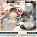 Over the Sink Colander - Strainers and Colanders - Sink Strainer Basket - Expandable Fine Mesh Strainer with Rubber Grip
