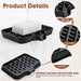 2 Pack Silicone Soap Dish with Drainage Holes for Bathroom Shower Caddy Kitchen Counter Sponge Holder Bar Sink Organizer