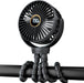 Portable Stroller Mini Fan, Small Rechargeable Personal Fan, Baby Travel Essentials for Wagon, Car Seat, Treadmill, Batt