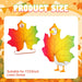 Fall Porch Goose Outfit Autumn Maple Leaf Goose Costumes Thanksgiving Lawn Goose Clothes Fit 23''H Plastic Cement Statue