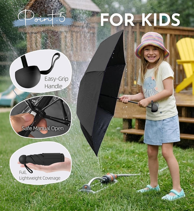 Umbrella Travel Size Mini Umbrella with UPF 100+ UV Rain Protection