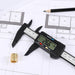 Digital Caliper,0-6 inch/150 mm,inch and Millimeter Conversion,LCD Screen