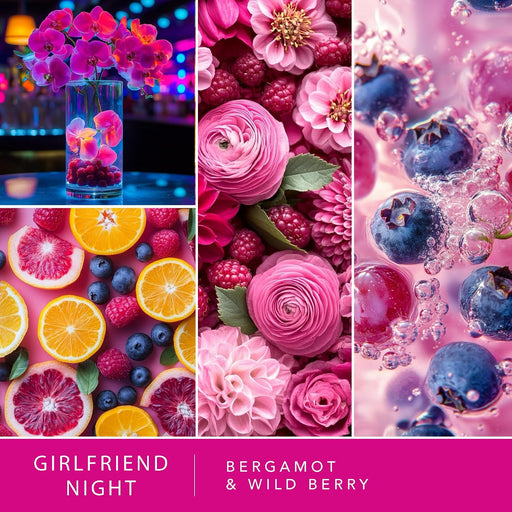 Girlfriend Night, Wild Berry Scent Wax Melts 10oz (24 Cubes)